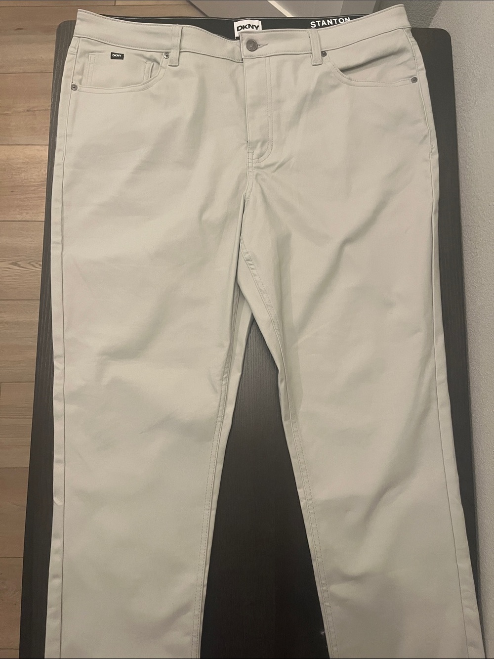 DKNY Men's Chinos in Off-White
